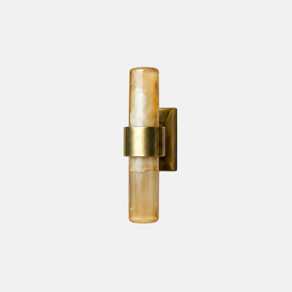 Multi Color Horn Handles Aged Brass