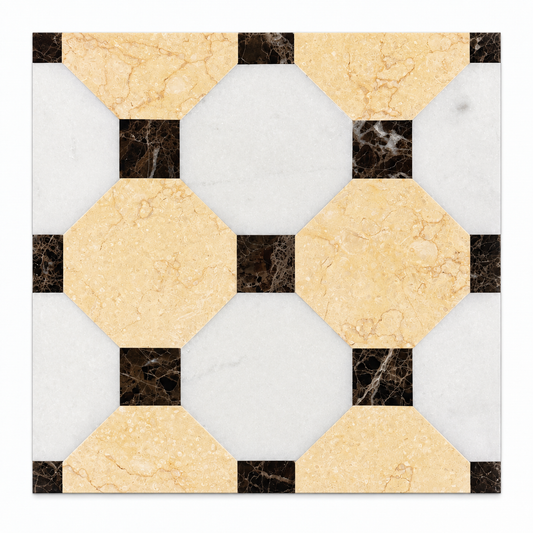 Ziggy, Beige en Emprador Marmer