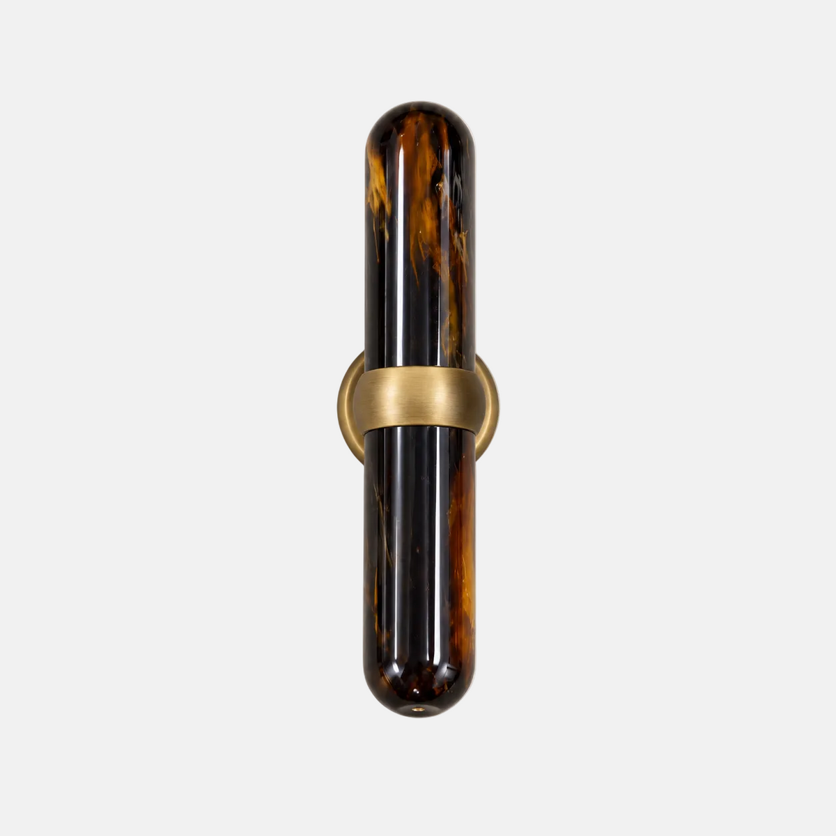 Horn Handle Aged Brass