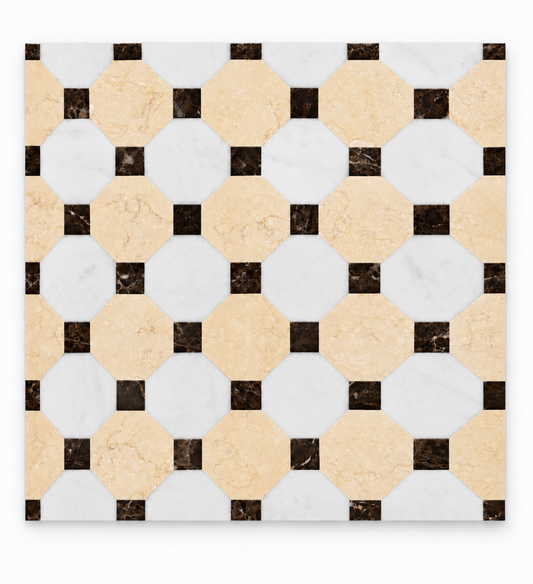 Ziggy, Beige en Emprador Marmer